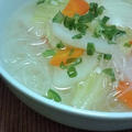 ベトナムフォーのイメージで☆野菜と春雨のスープ