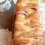 折り込み不要！紫芋の折り込み風食パン