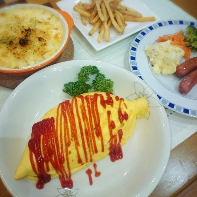 久しぶりに、オムライス♪