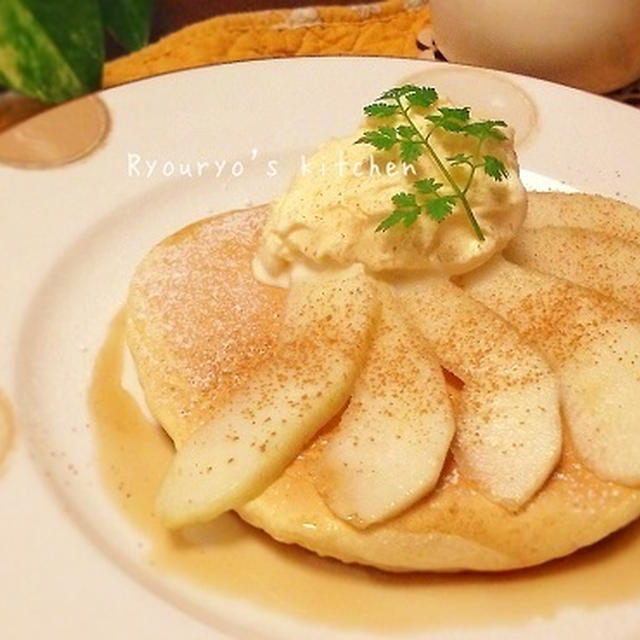 パンケーキとししゃものバーブグリル☆