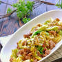 レンジで簡単！春キャベツと豚肉のオイマヨ炒め風