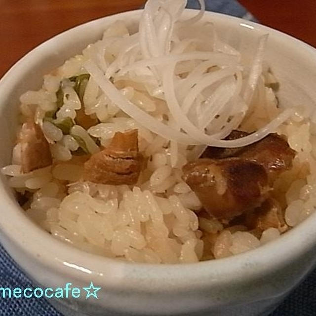 やきとり缶de炊き込みご飯