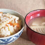 ＜筍ごはんとお味噌汁＞