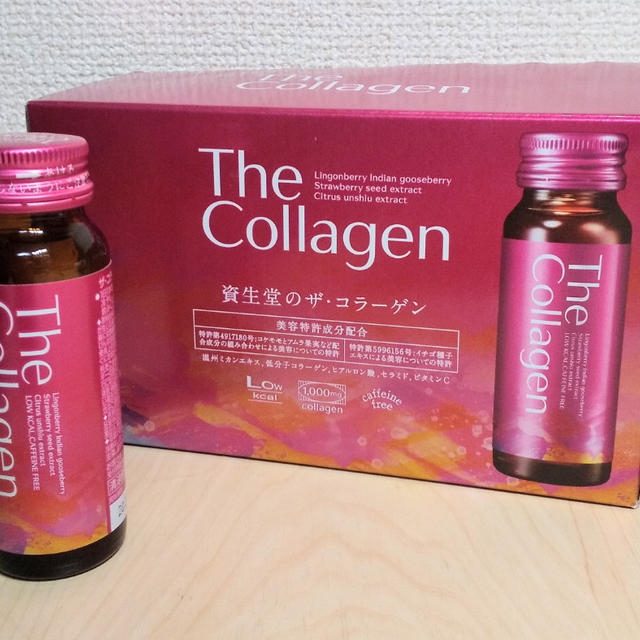 資生堂☆ザ・コラーゲンドリンクを飲んでるよ