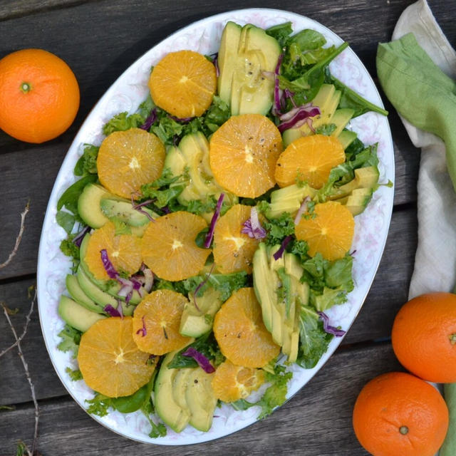 Orange Avocado Salad オレンジとアボカドのサラダ