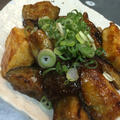 【自炊生活】一人暮らしでも美味しく食べたい！『秋茄子と豆腐の照り焼き』フライパン１つで楽チン調理！