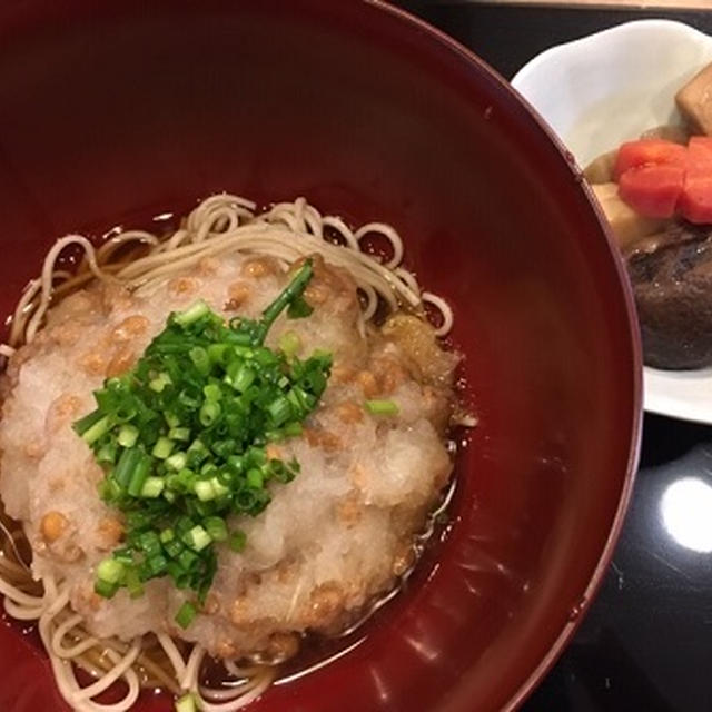 納豆おろしのお蕎麦