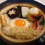 鍋焼きうどん♪　～手打ちのごん太麺で！～