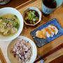 半夏生の食卓、昨日の晩ごはん