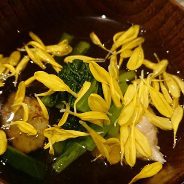 野郎飯流・鶏と茄子とほうれん草の椀