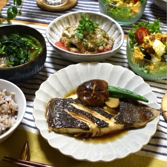 一汁三菜deまごわやさしい晩ごはん♪