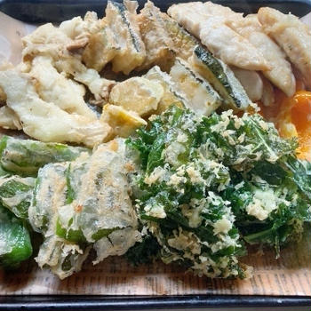 野菜の天ぷら（米粉の衣レシピ）