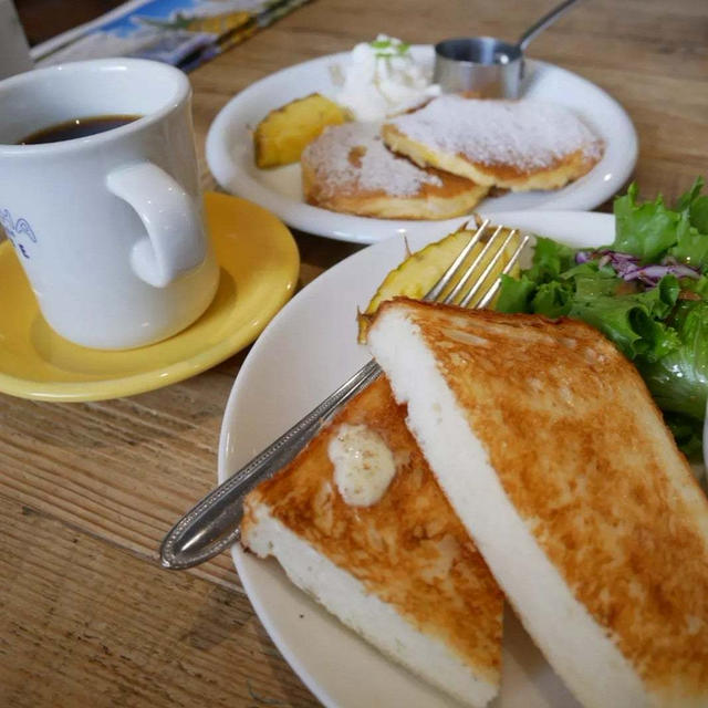 アロハカフェパイナップルのモーニングセット