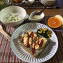 カルシウムたっぷりな朝ごはん♪今日の練習前の補食は〜