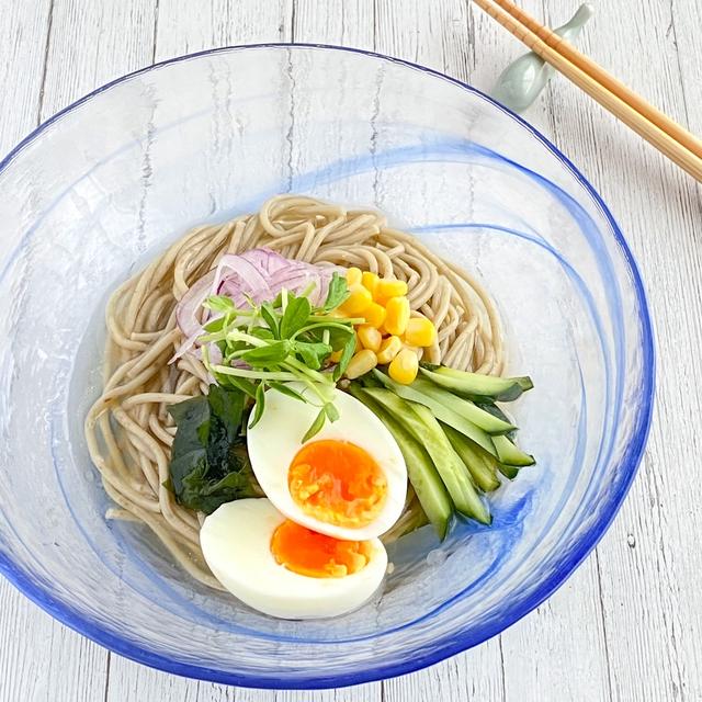＊琉球もずくの旨ラーメンde冷やし中華風＊