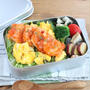 【#高校生弁当】ごはんがすすむのっけ弁！鶏むね肉のチリソース丼