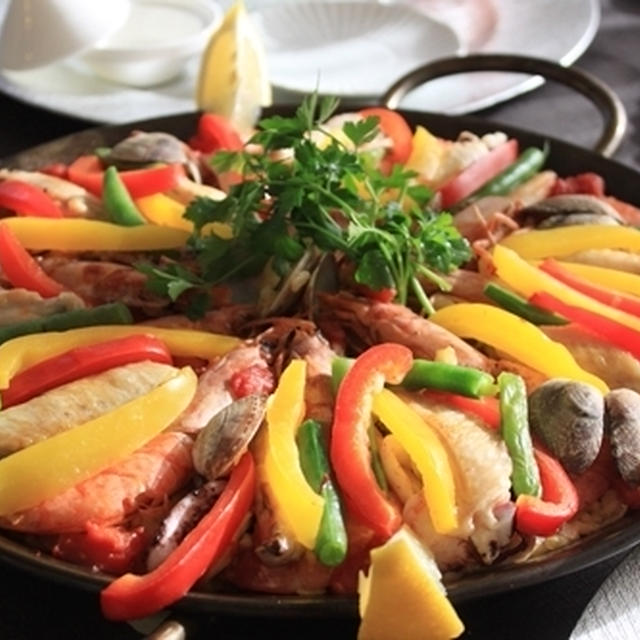 スペイン料理プライベートレッスン♪ 昨日のパエリャ