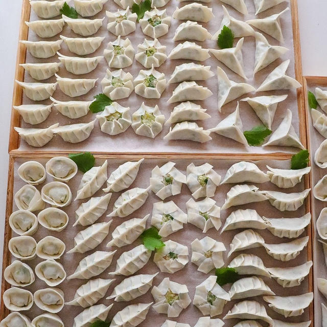 色んな形の餃子を１５０個作ったら・・・