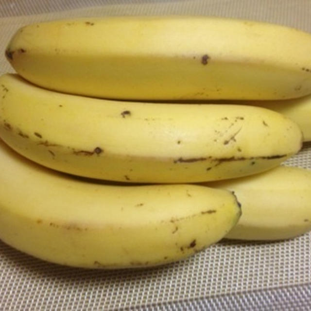 美容によいバナナ　バナナ大学のサイトで知りました　最近よく作るホットバナナのココナツオイル和え