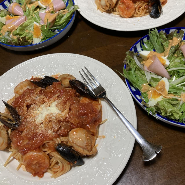 ペスカトーレ・漁師風海の幸のパスタ