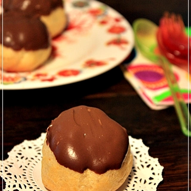 チョコシュークリーム＆溶ける食べ物（笑）