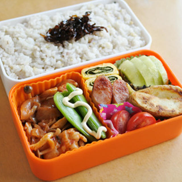 *　今週のお弁当。　*