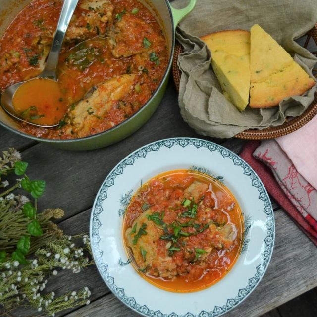 Chicken and Tomato Stew 鶏肉のトマトシチュー