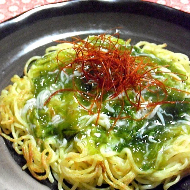 香味野菜とタコのネバトロサラダ丼