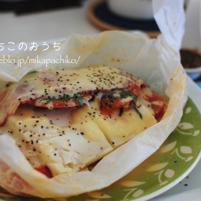 ＊豆腐とトマトチーズのピリ辛重ね蒸し＊