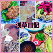 ホッピー通りで夫と乾杯の後は…帰宅して夜食ナリ　　浅草日記