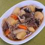 牛すじ肉の煮込みを肉じゃがにリメイク
