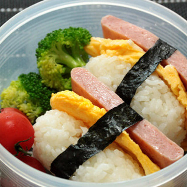 9/23 スパムおにぎり弁当