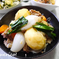 焼肉のたれと新玉ねぎで簡単！春の韓国風肉じゃが