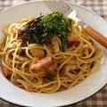 きのことベーコンの和風パスタ
