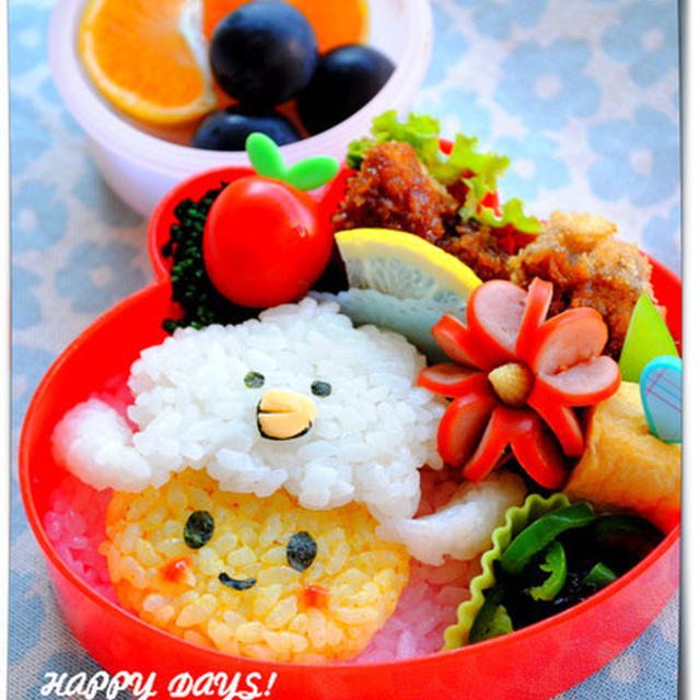 たまごっち★わたわたっちのお弁当（キャラ弁、デコ弁）