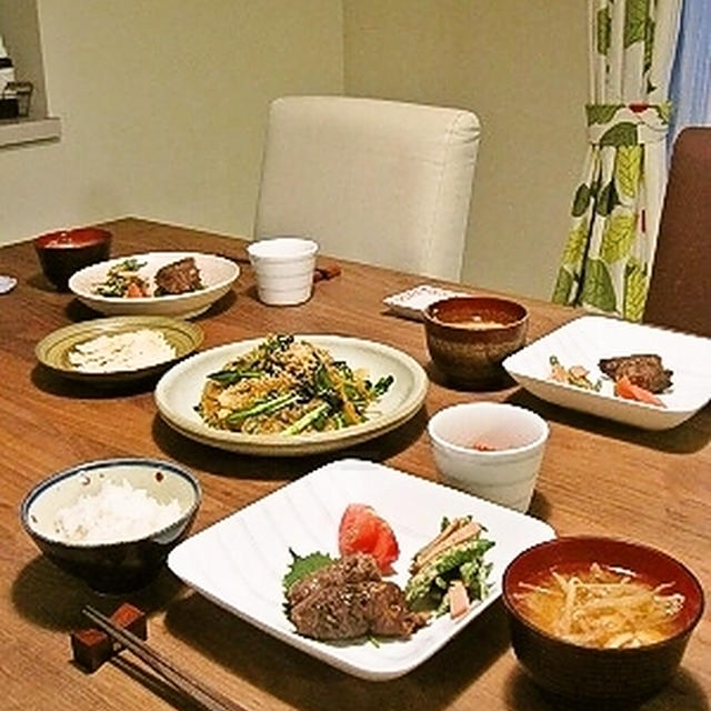 filleさんの*とろとろ茄子のビーフステーキ