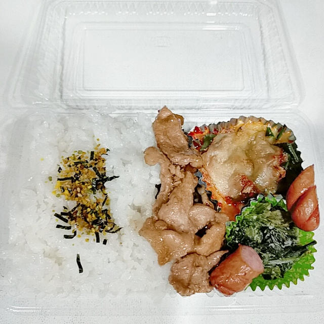 ３月９日(火)のお弁当　豚肉のオイスターソース炒め