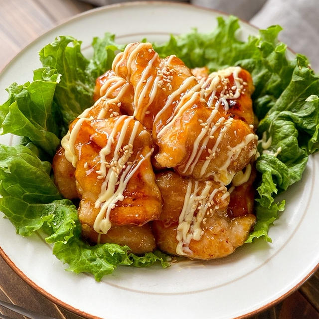 節約！やわらか〜鶏むね肉の旨てりマヨ