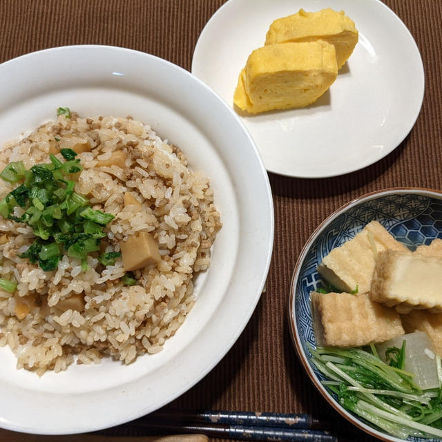 地味だけど丁寧なごはん
