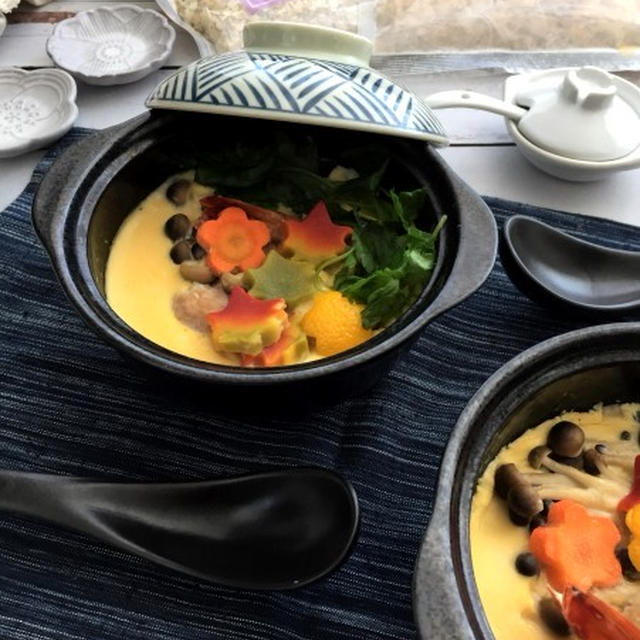 フライパンで作る茶わん蒸し