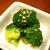 きのうのおつまみ　　ブロッコリーのにんにく醤油