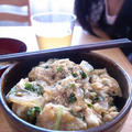 玉ねぎがいい！松山揚げがいい！にら玉丼｜明日は浄水ポットの取材撮影