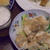 お豆腐のサラダの晩ご飯