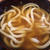お昼は牡蠣玉子とじうどん