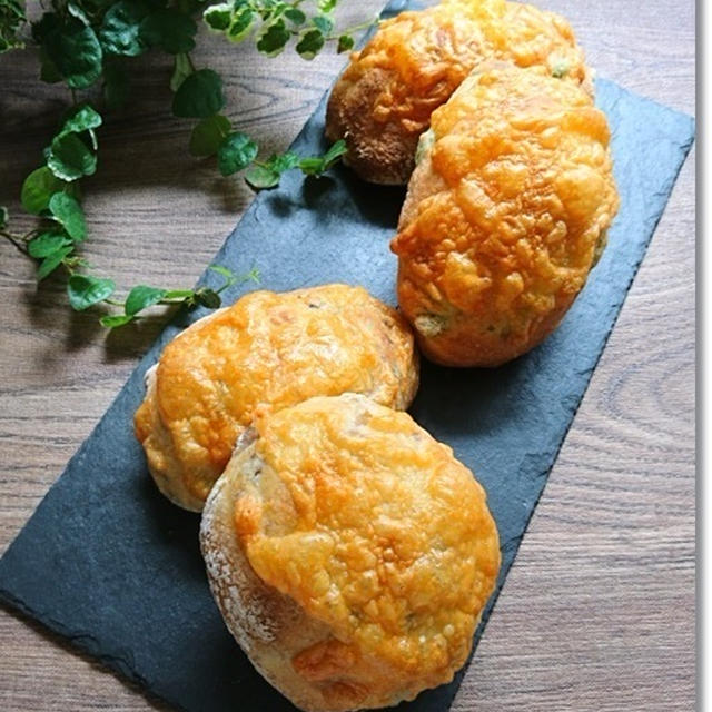 復習生地で野菜とチーズのパンとオッサン化現象(笑)