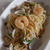 こんぶ茶で味付け、シーフードときのこの和風パスタ