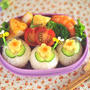 【連載】レシピブログ「お花のおにぎり弁当」