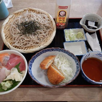ざるそばセット～松本駅前の名店