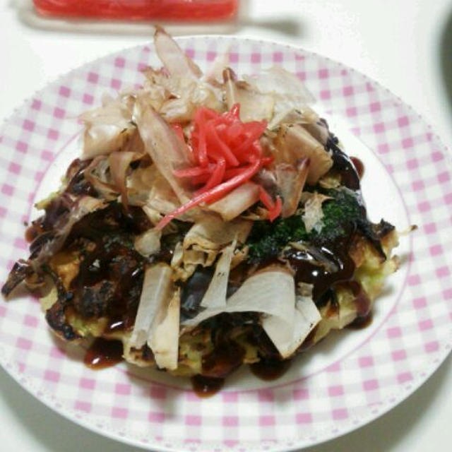 ホットプレートでお好み焼き～☆ヽ(*´∀｀)ノ