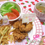 ふんわり唐揚げ…　('癶ω癶`）